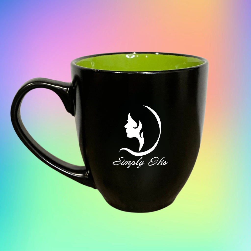 "Simply His" Green Coffee Mug