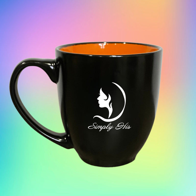 "Simply His" Orange Coffee Mug