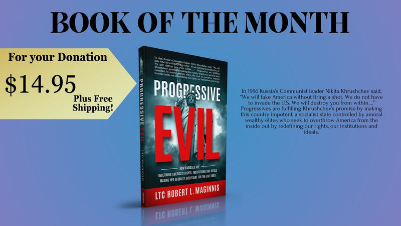 April Book of the Month "Progressive Evil"