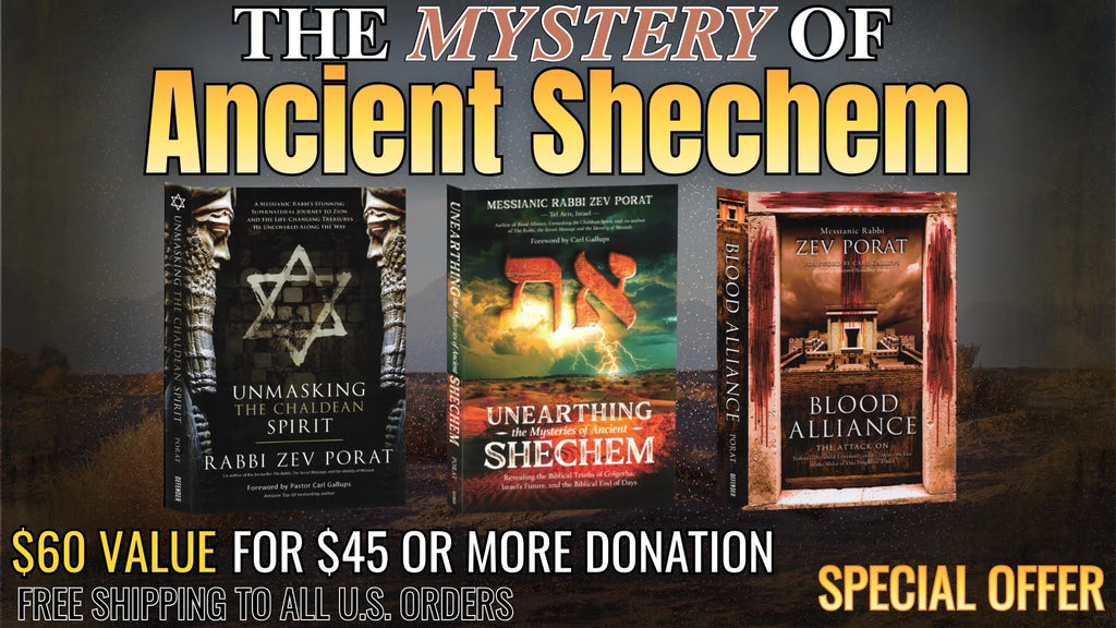 The Mystery of Ancient Shechem Special Offer (Please note that anything over $45 will go in as an additional donation)