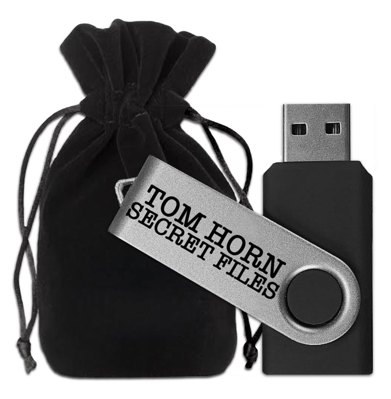 "Tom Horn's Secret Files" FLASHDRIVE ONLY