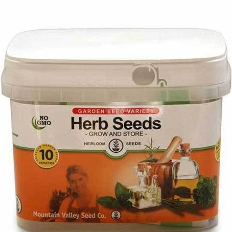 Mountain Valley Herb Seeds Bucket